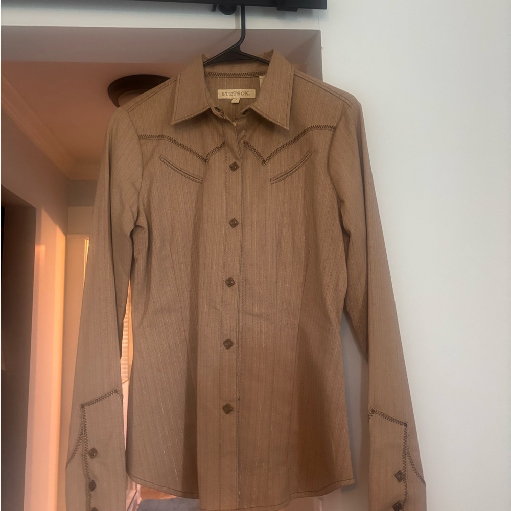 Stetson Western Show Shirt. Size small. Never worn